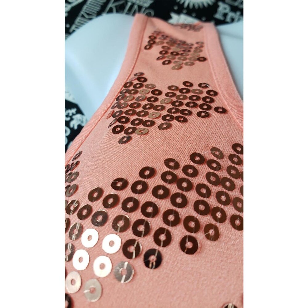 Rue 21 Sequin Tank Top Size Small - Picture 4 of 14